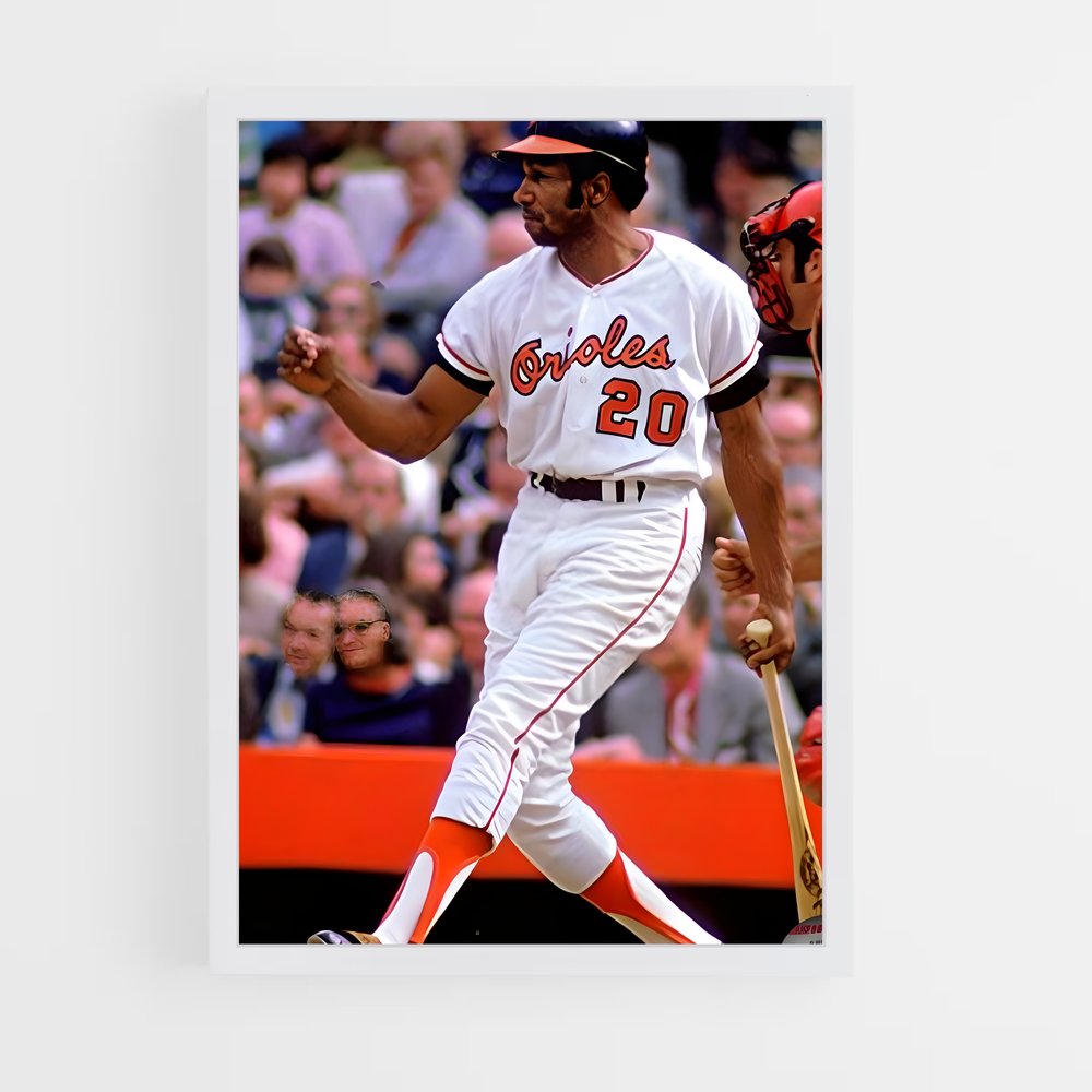 Poster Frank robinson – affiche Baseball (vue 3)